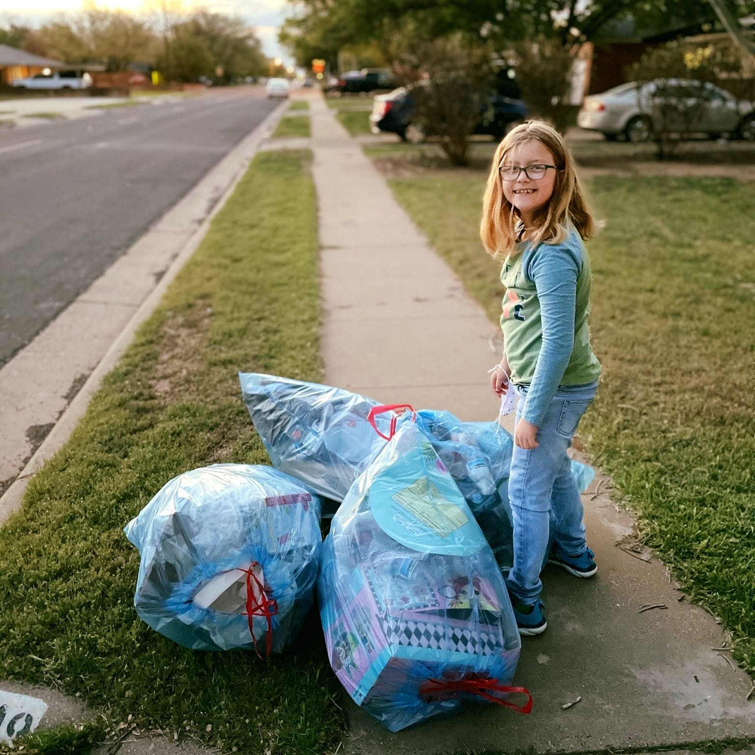 Customer in Abilene with Good Earth Recycling