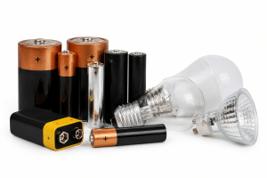 Light bulb and battery recycling